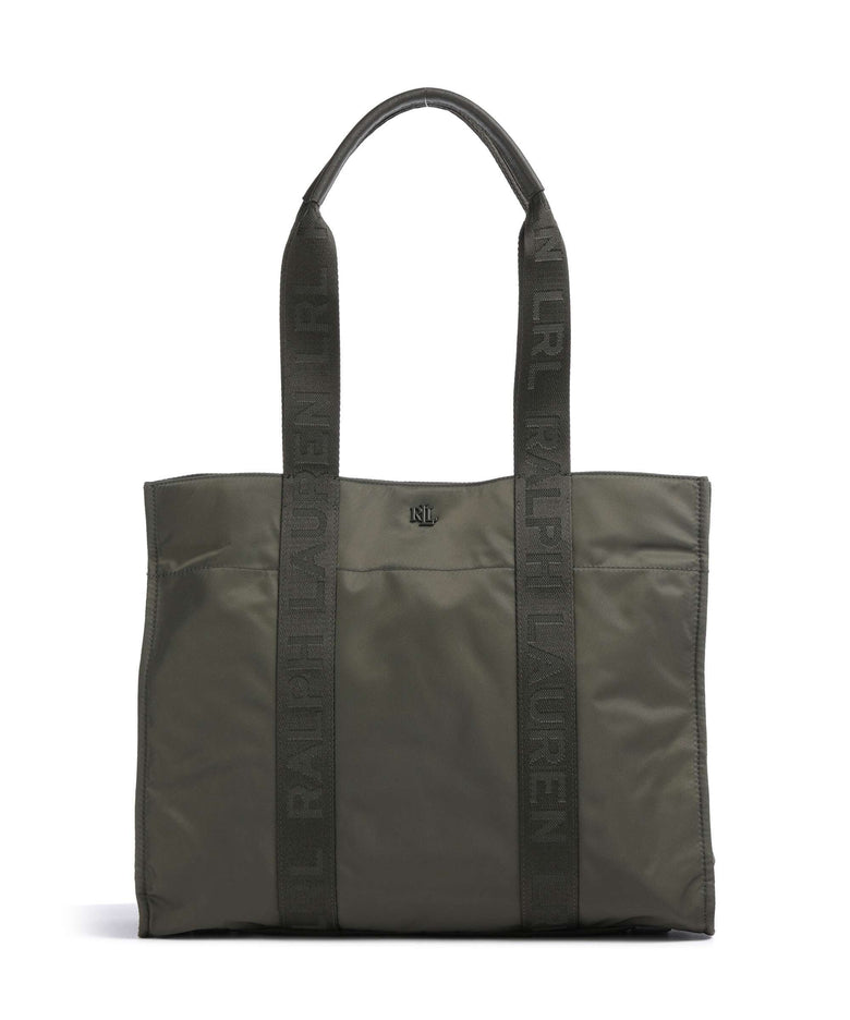 Lauren Ralph Lauren Stevie Large Tote bag dark olive