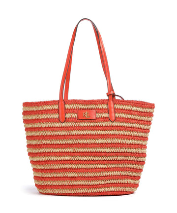 Lauren Ralph Lauren Brie 31 Borsa shopper natural/orange lily