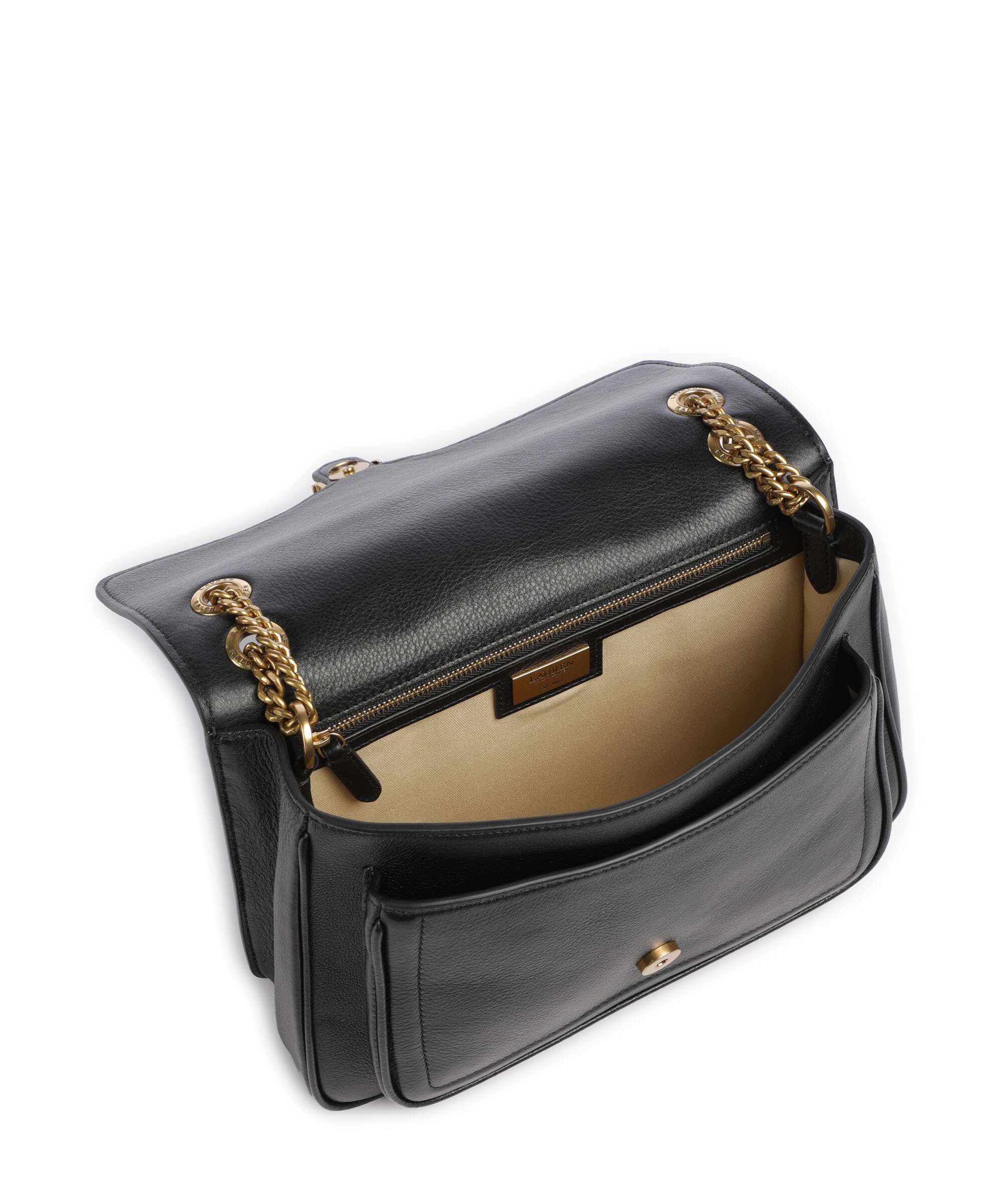 Lauren Ralph Lauren Bradley Medium Shoulder bag black