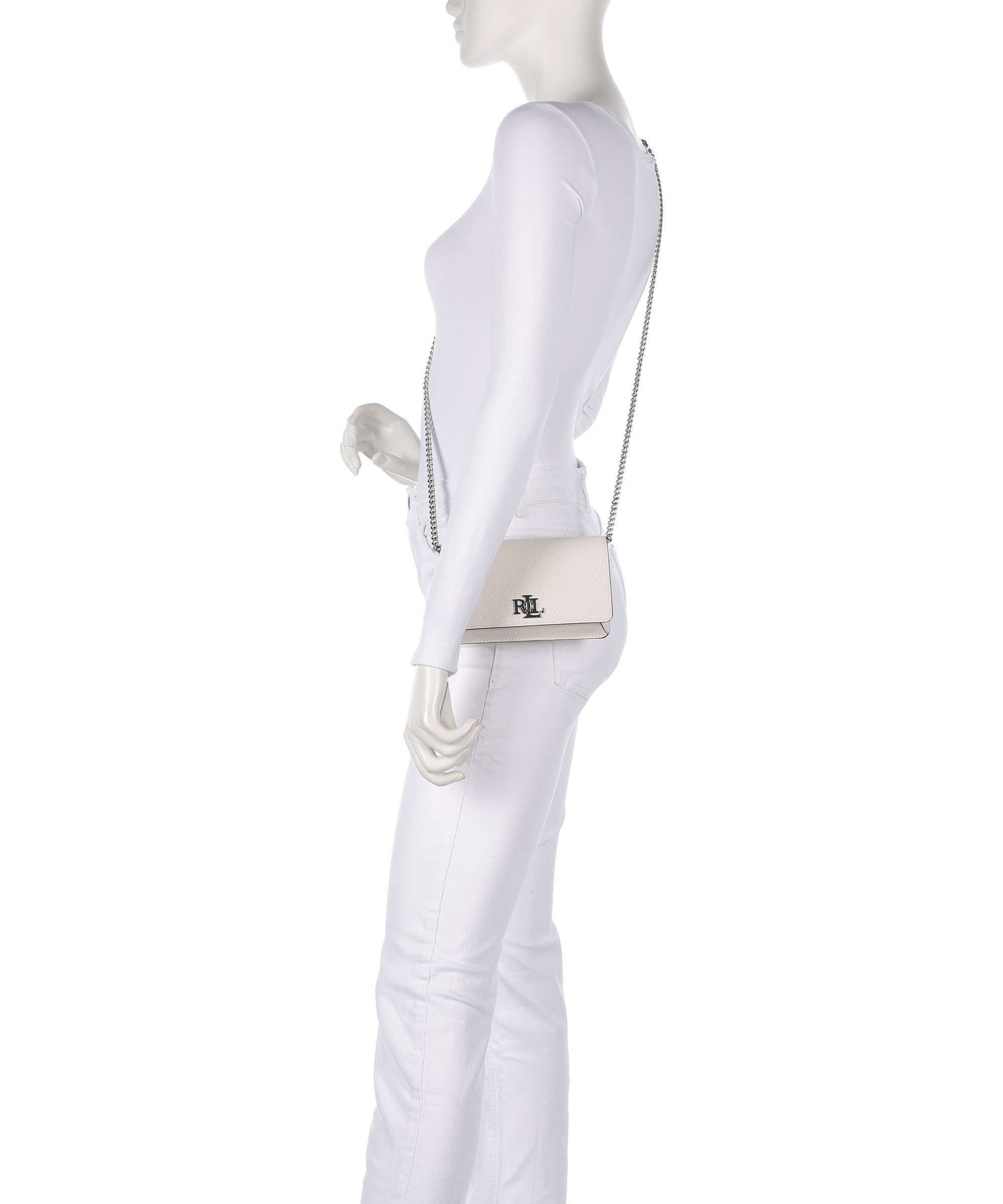 Lauren Ralph Lauren Turn-Lock Crossbody bag soft white