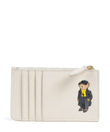 Polo Ralph Lauren Bear Holiday Porta carte di credito ivory