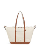 Polo Ralph Lauren Canvas Large Borsa shopper ecru/cuoio