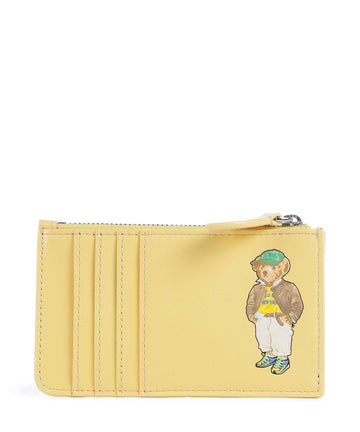 Polo Ralph Lauren Bear Fall Porta carte di credito lemon meringue