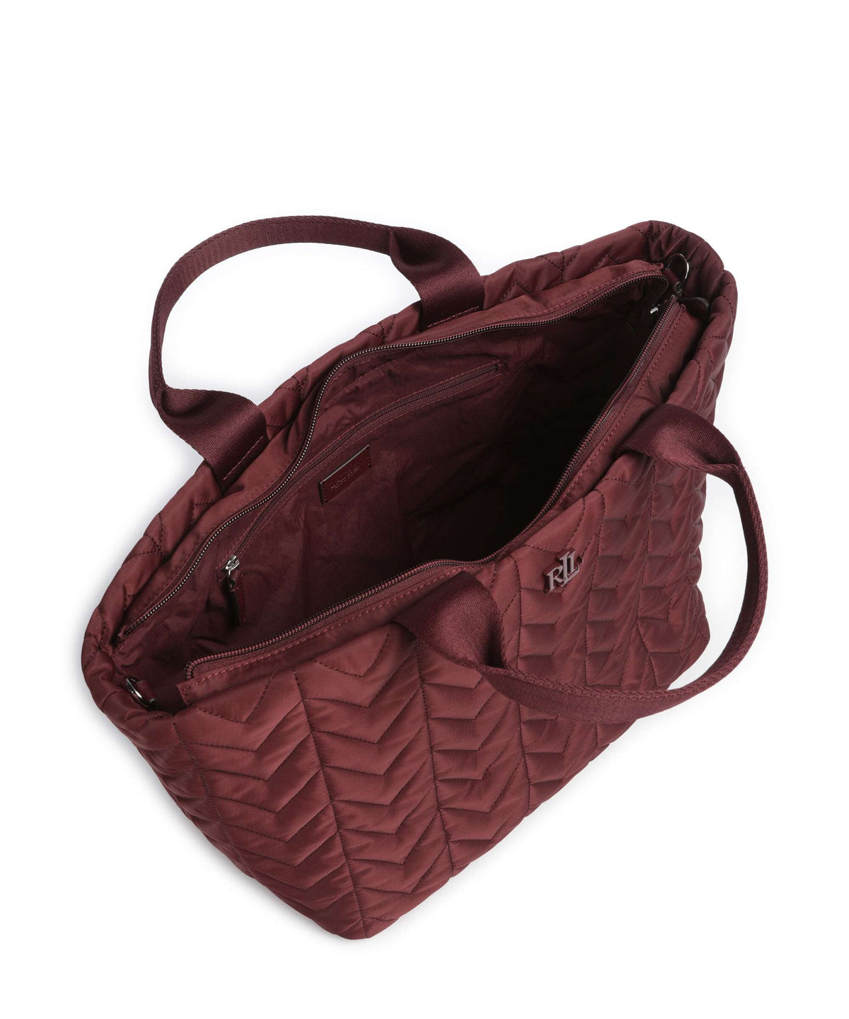 Lauren Ralph Lauren Stevie Extra Large Handbag dark garnet