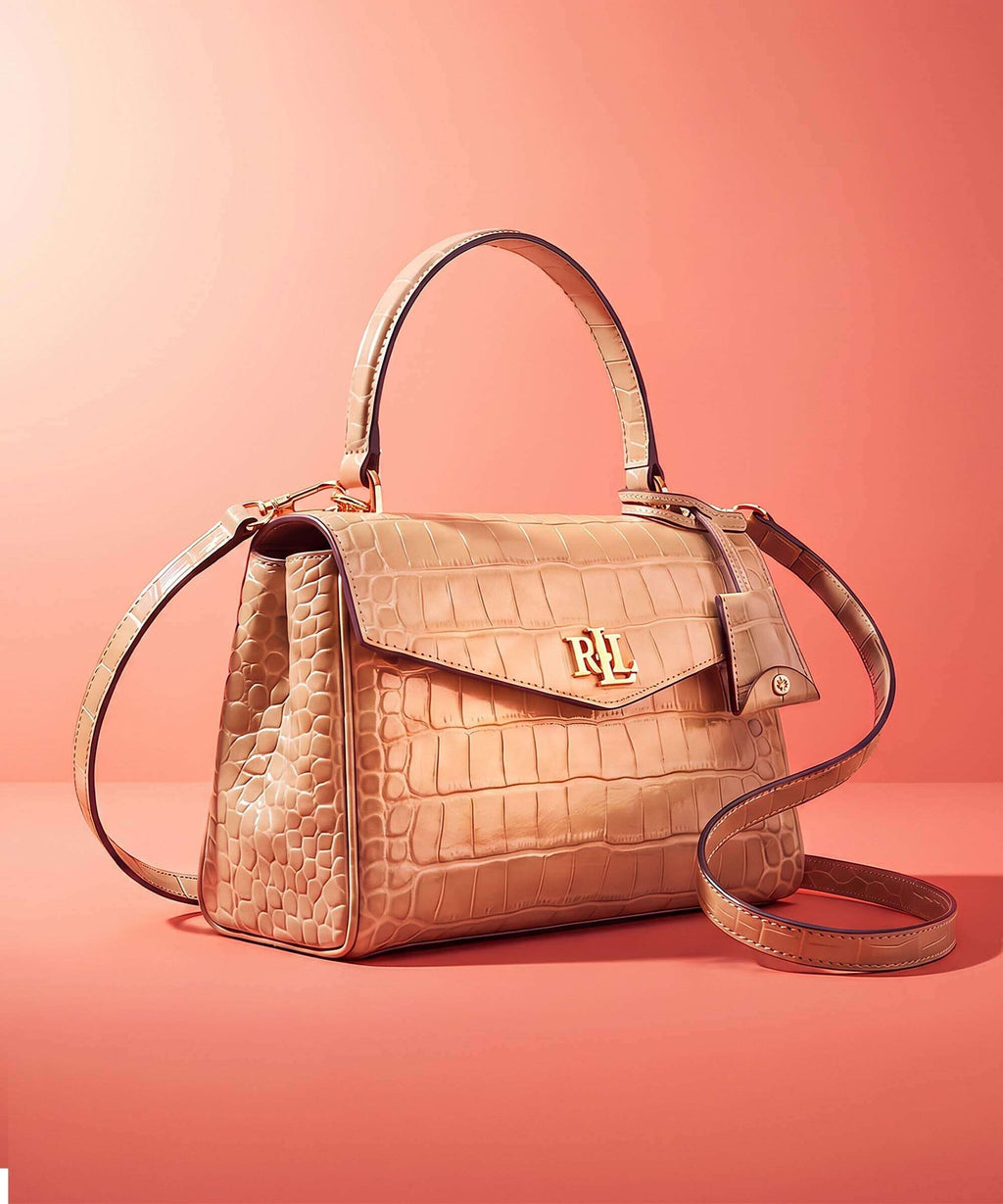 Lauren Ralph Lauren Farrah Small Handbag tan