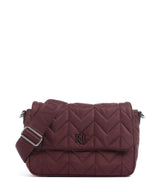 Lauren Ralph Lauren Stevie Medium Borsa a tracolla dark garnet