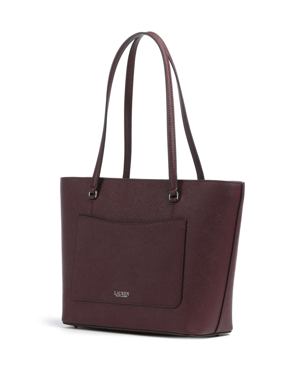 Lauren Ralph Lauren Karly Medium Tote bag dark garnet