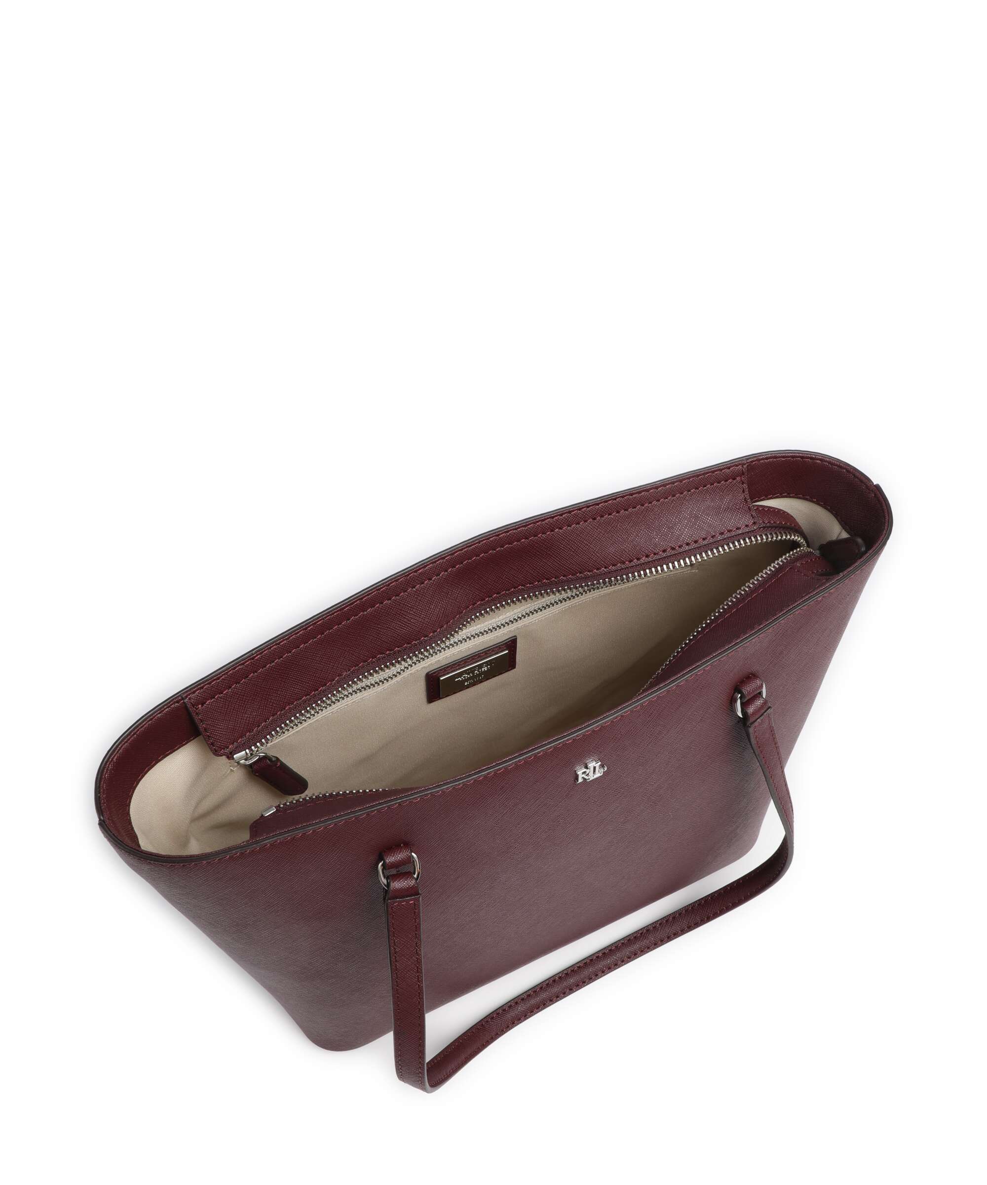 Lauren Ralph Lauren Karly Medium Tote bag dark garnet