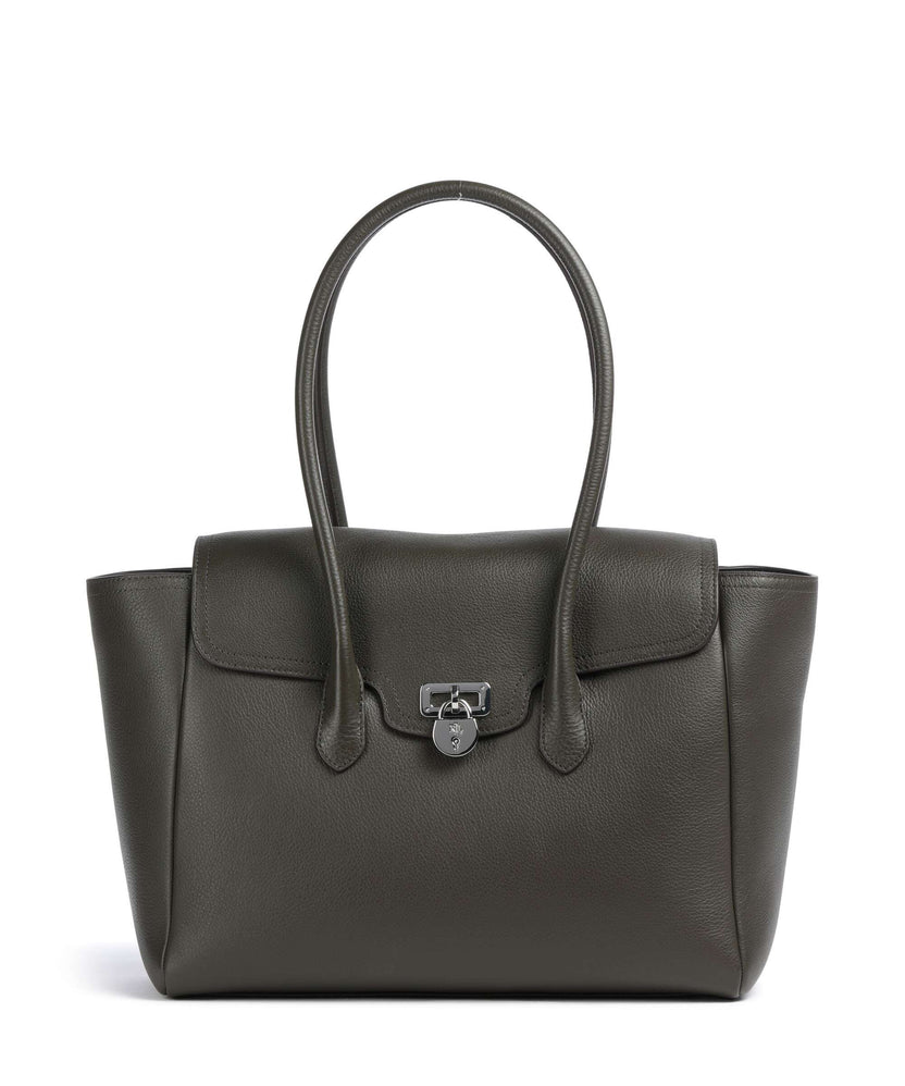 Lauren Ralph Lauren Tanner Large Tote bag dark olive