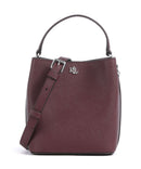 Lauren Ralph Lauren Reese Small Borsa a secchiello dark garnet