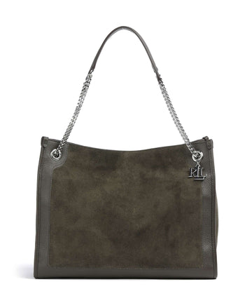 Lauren Ralph Lauren Bradley Large Borsa shopper dark olive