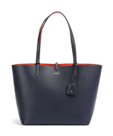 Lauren Ralph Lauren Medium Borsa shopper refined navy/dusk orange