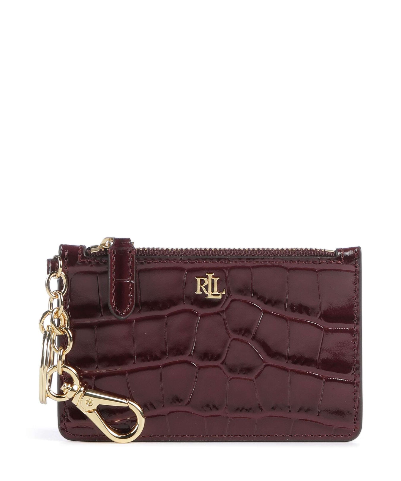 Lauren Ralph Lauren Small Credit card holder dark garnet
