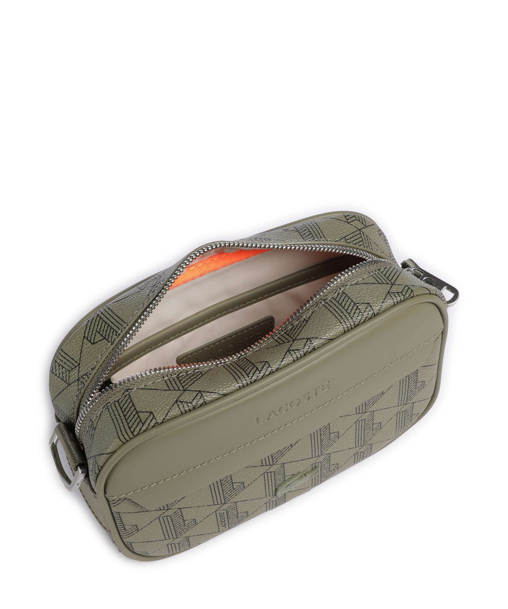 Lacoste The Blend Crossbody bag mono kaki/noir