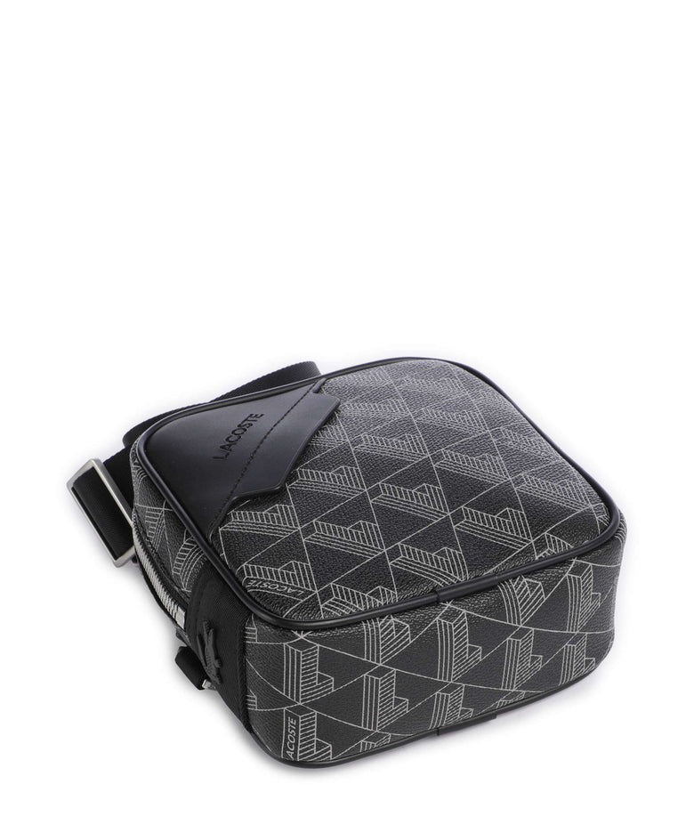Lacoste The Blend Crossbody bag monogram noir/gris