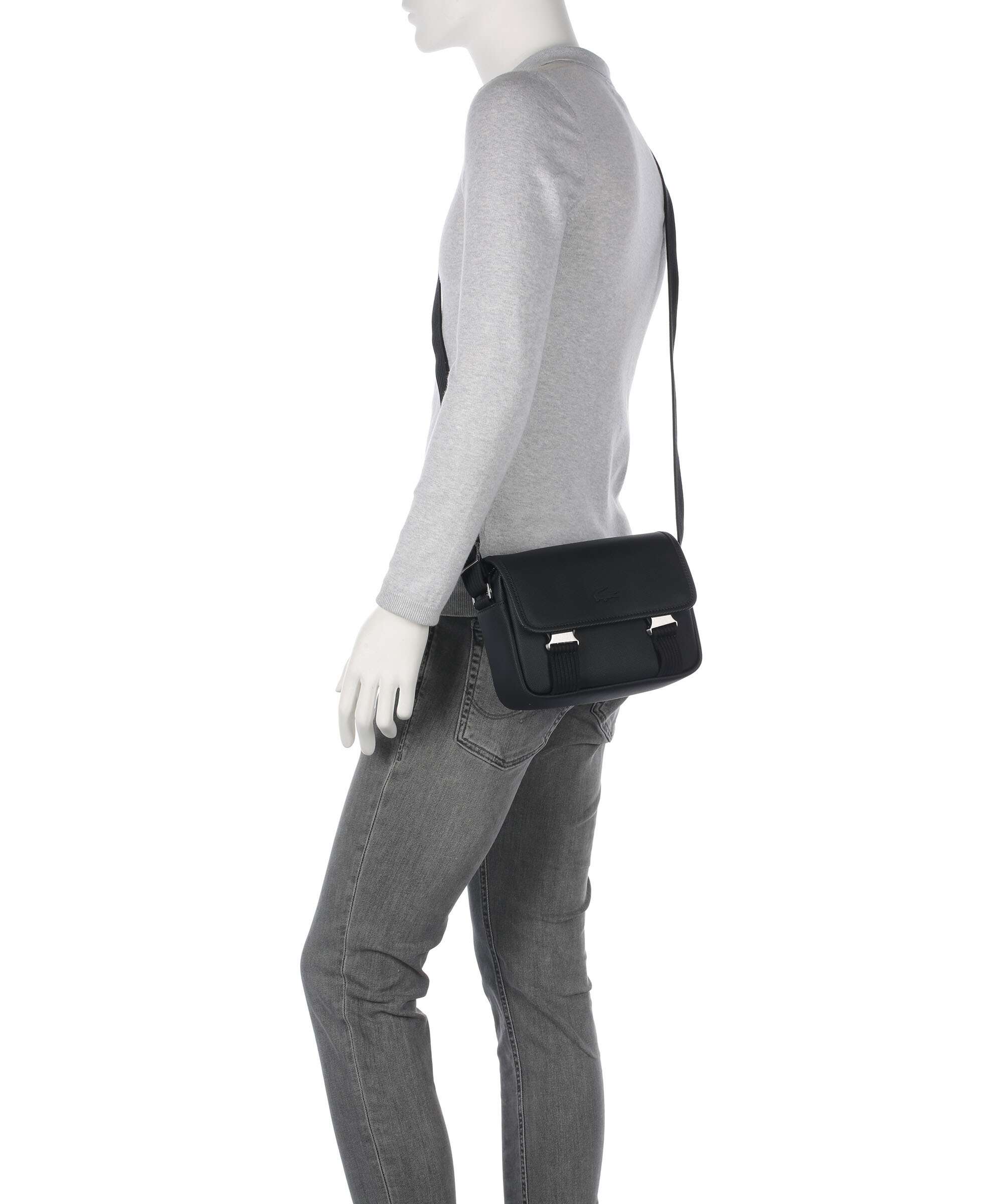 Lacoste Mens Classic Crossbody bag noir