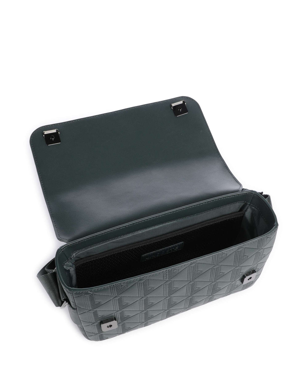 Lacoste Nomogramme Crossbody bag sinople