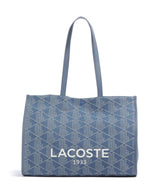 Lacoste Heritage Jacquard Borsa shopper denim