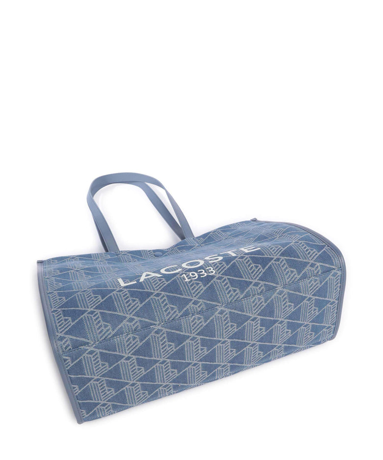 Lacoste Heritage Jacquard Tote bag denim