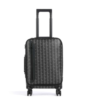 Lacoste The Blend Valigia trolley (4 ruote) monogram noir/gris