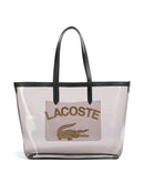 Lacoste Anna Borsa shopper transparent noir ermine