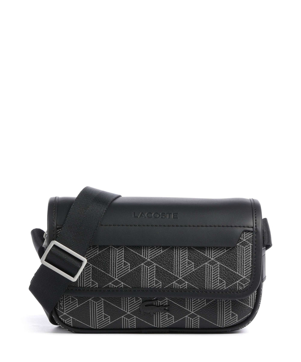 Lacoste The Blend Crossbody bag monogram/noir/gris