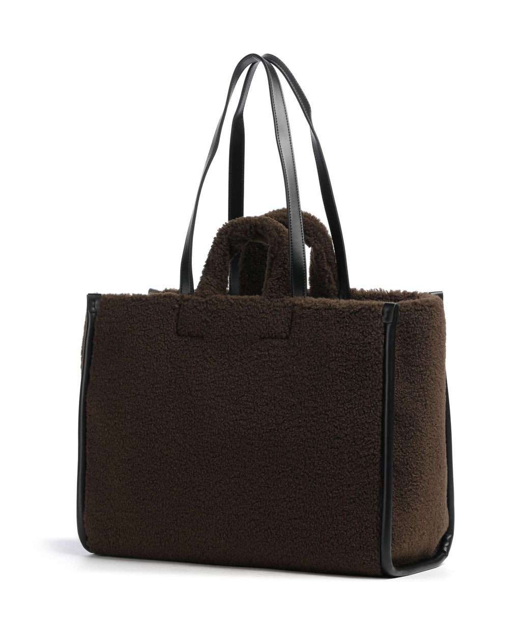 Lacoste Heritage Tote bag brown/noir