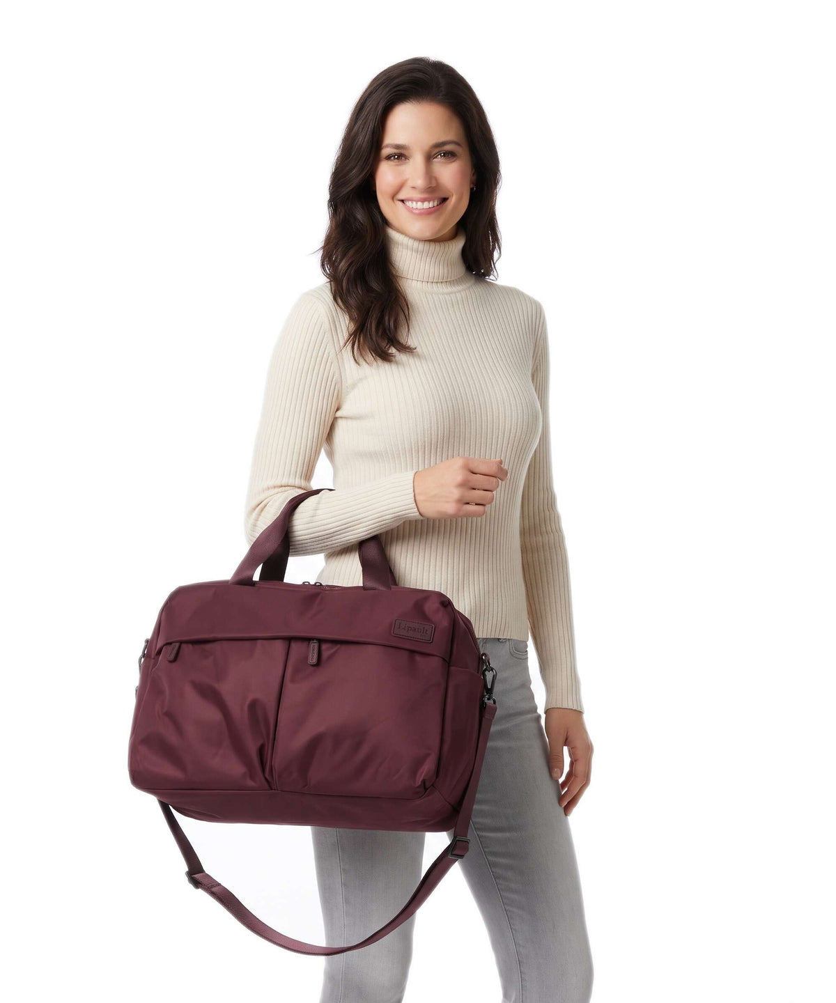 Lipault City Plume Weekend bag bordeaux