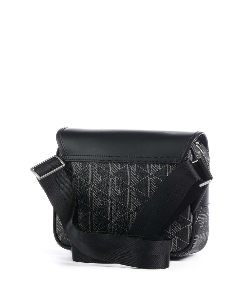 Lacoste The Blend Crossbody bag monogram noir/gris