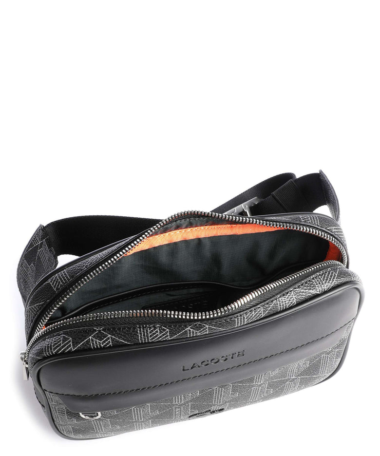 Lacoste The Blend Belt bag allover monogram/noir/gris
