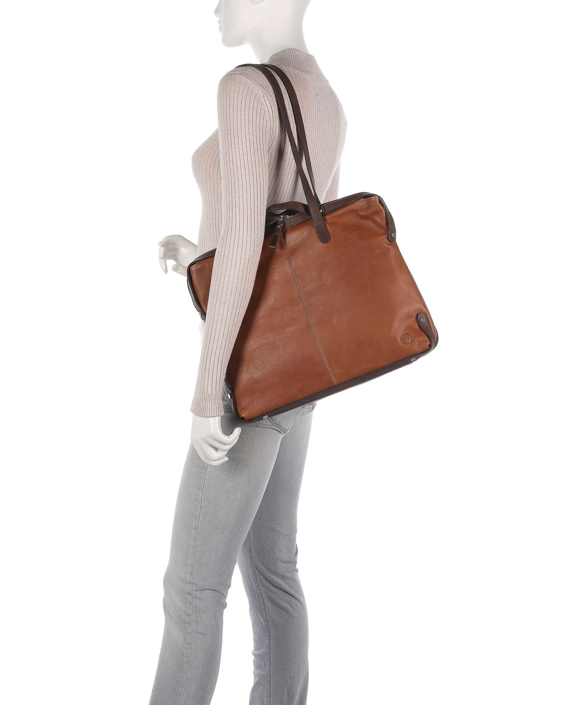 Harold's Ivy Lane Briefcase cognac