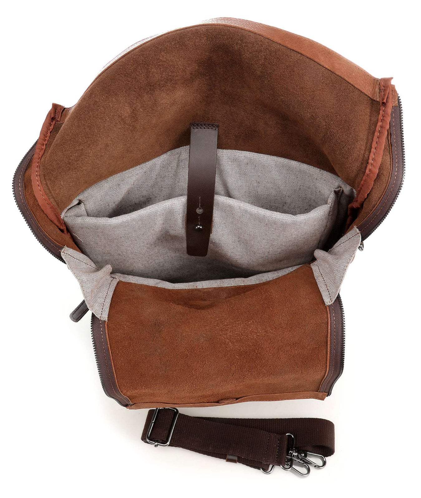 Harold's Mount Ivy Rolltop backpack cognac/braun