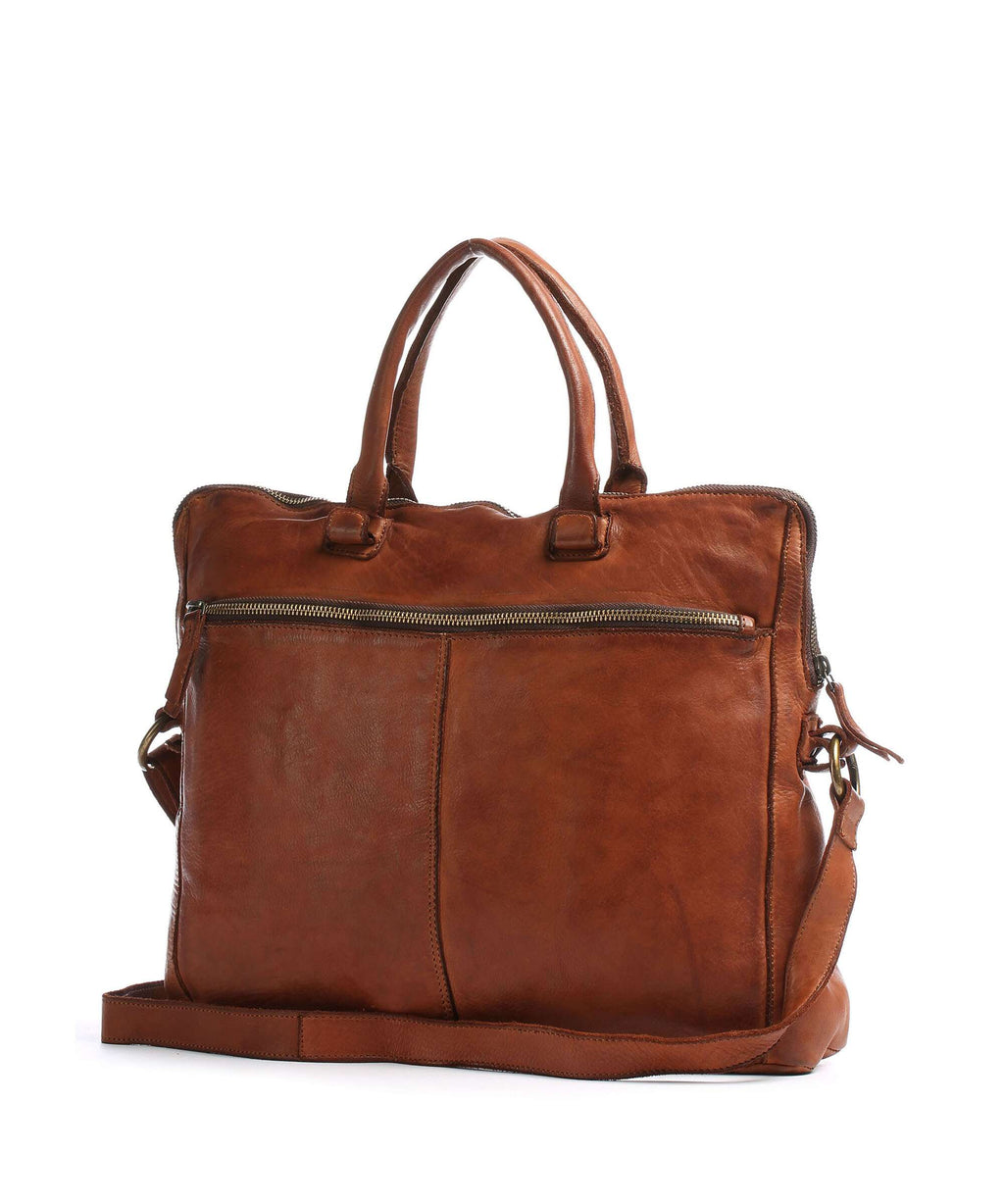 Harold's Submarine Briefcase cognac