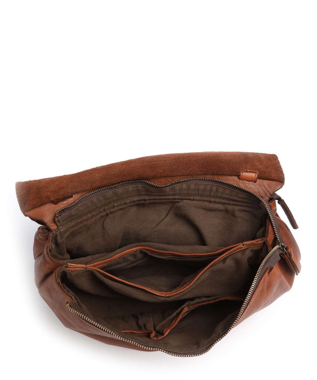 Harold's Submarine Messenger bag cognac