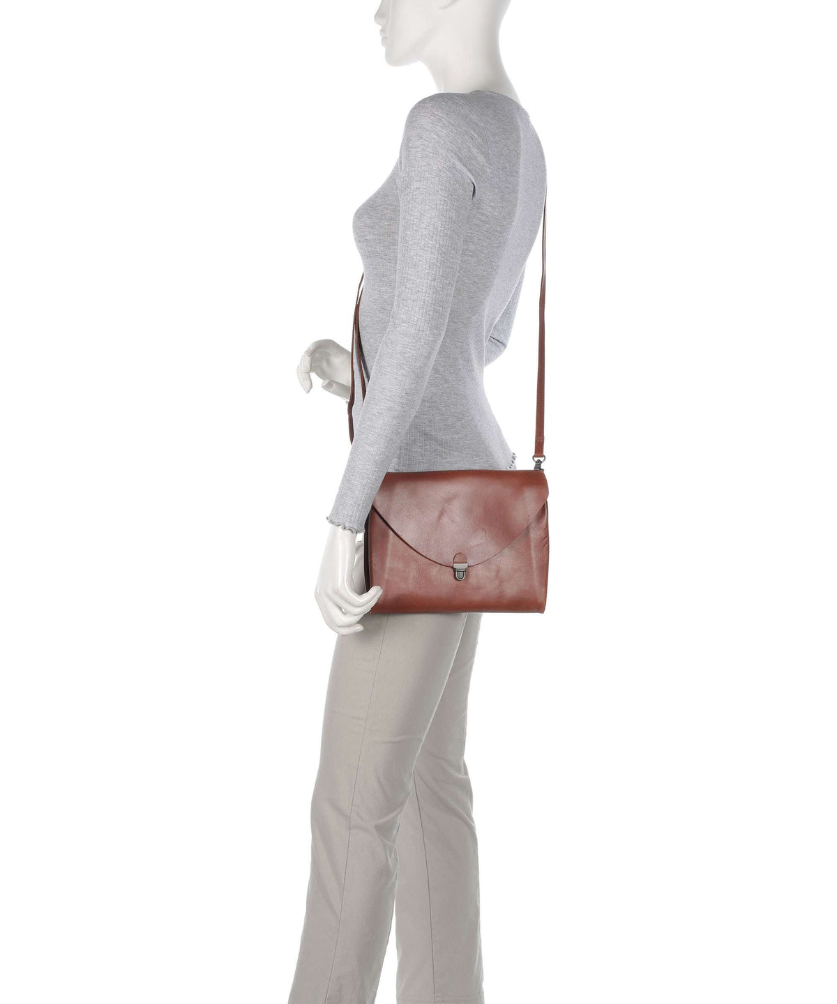 Harold's Fold Crossbody bag cognac