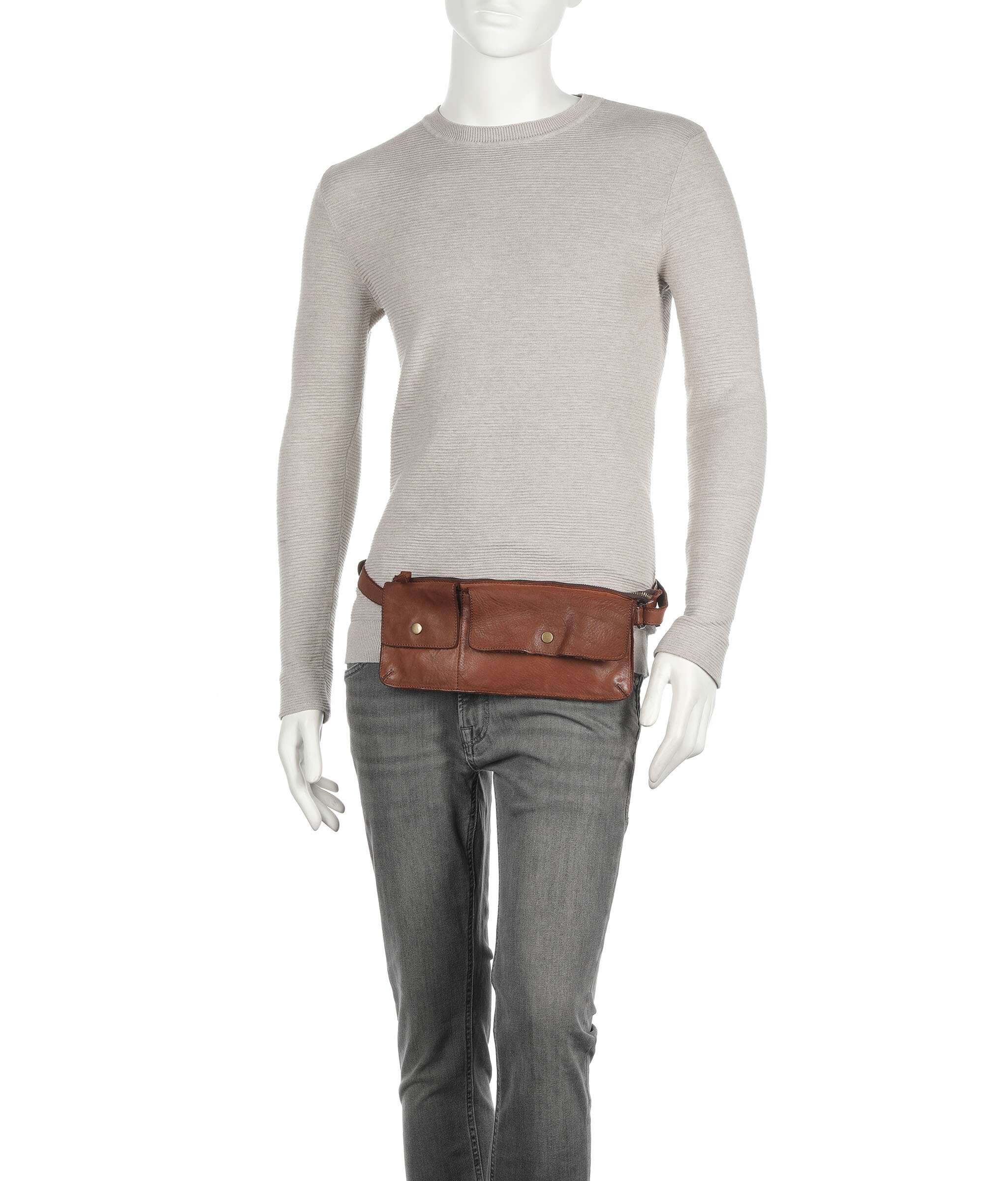 Harold's Submarine Belt bag cognac