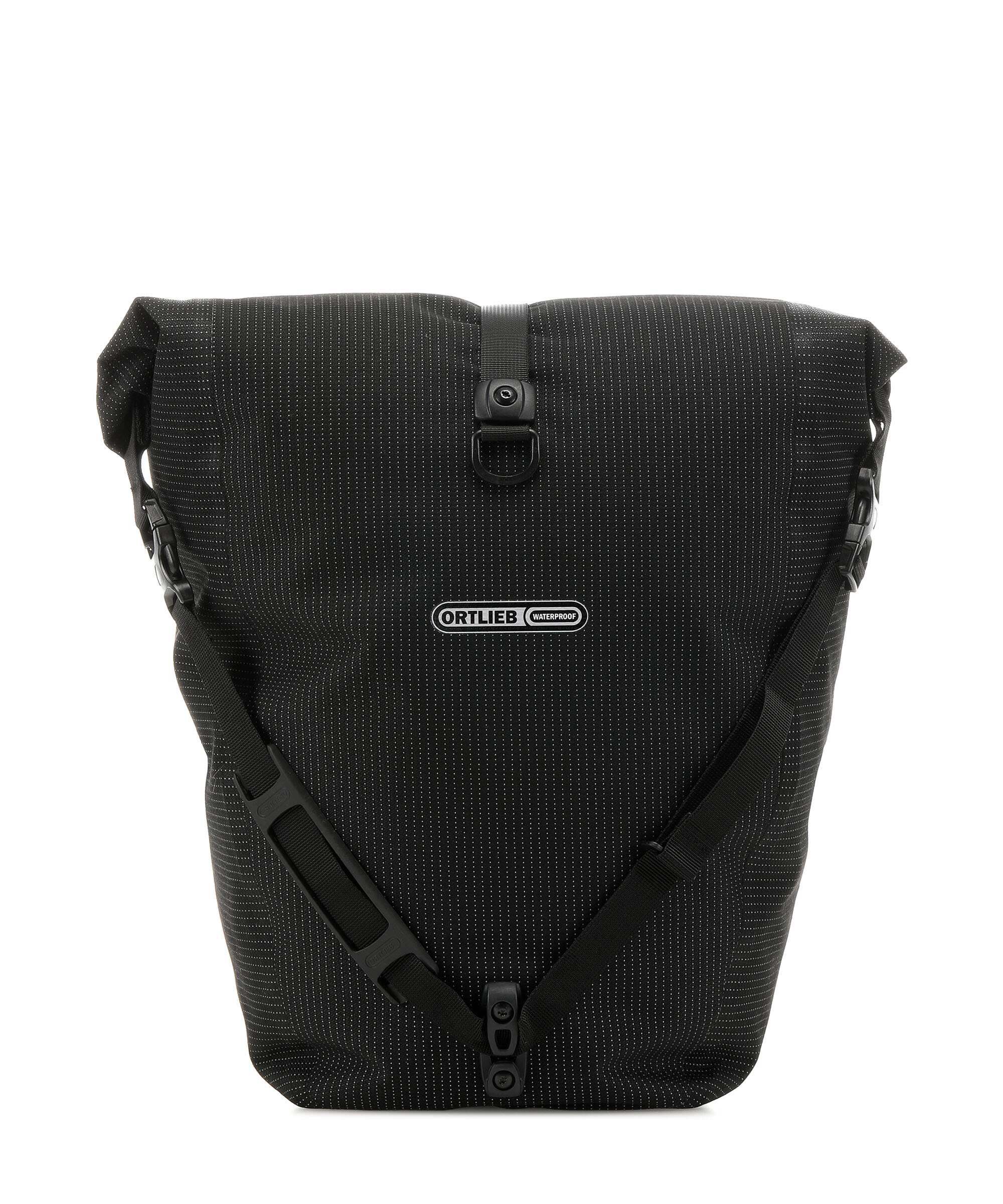 Ortlieb Back-Roller High Visibility QL2.1 Bike pannier black reflective