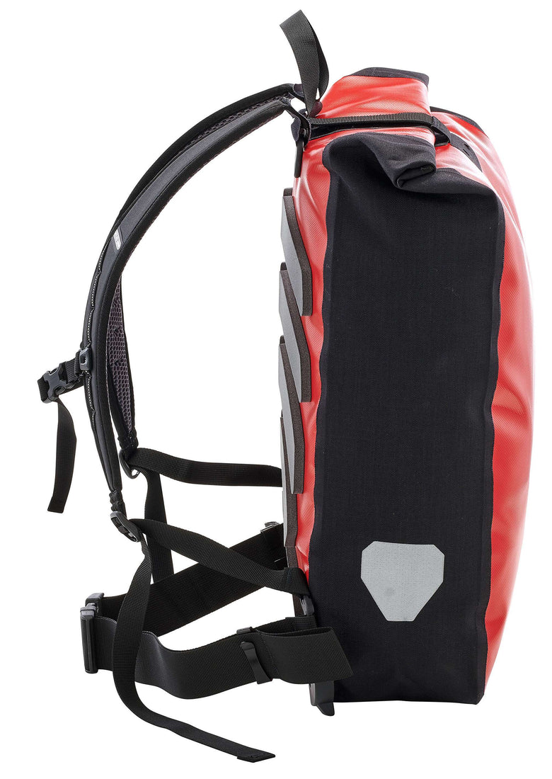 Ortlieb Messenger-Bag Rolltop backpack red/black