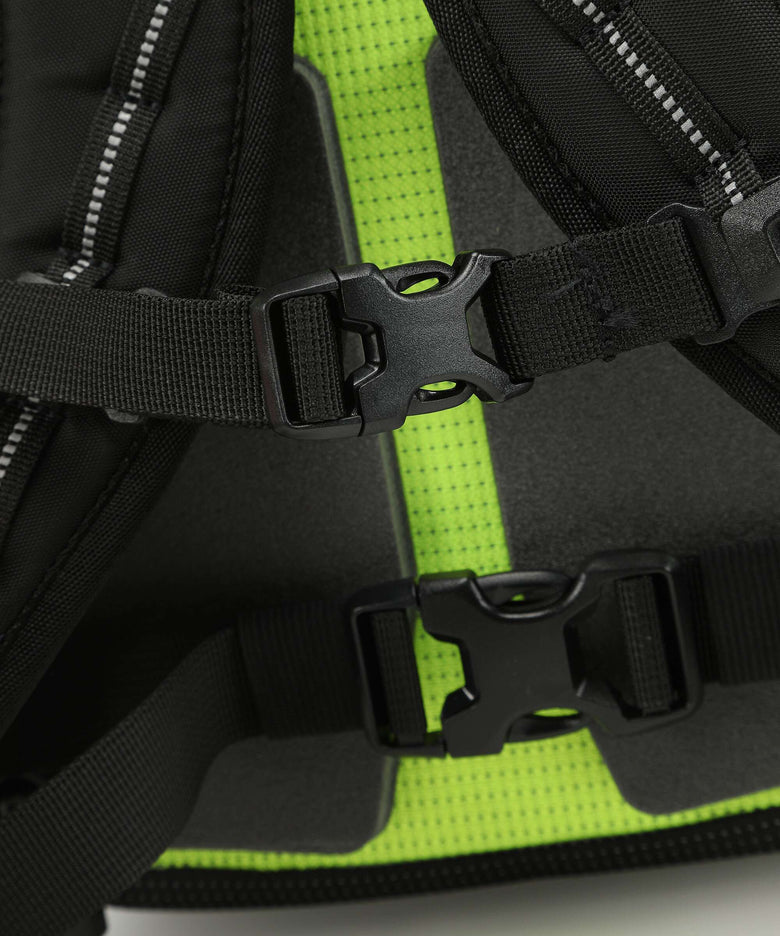 Ortlieb Velocity High Visibility 23 Rolltop backpack neon yellow/black reflective