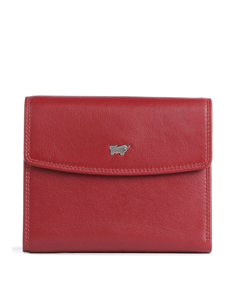 Braun Büffel Golf Secure Wallet rot