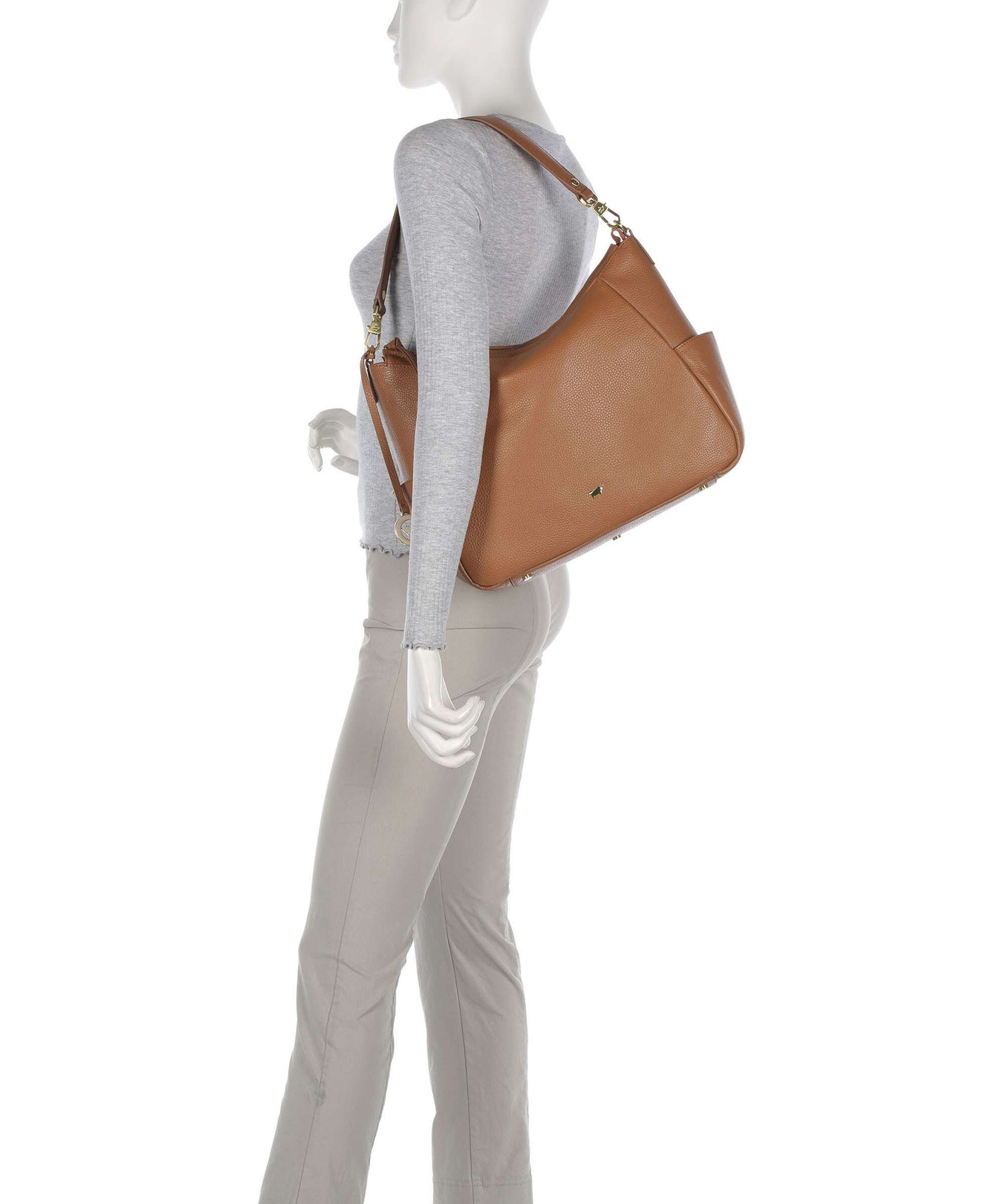 Braun Büffel Hanna Hobo bag cognac