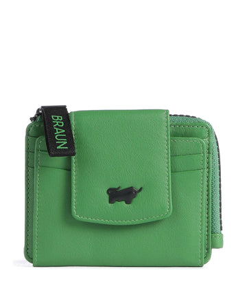 Braun Büffel Capri RFID Porta carte di credito grün