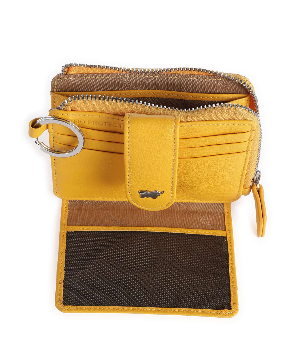Braun Büffel Joy RFID Credit card holder gelb