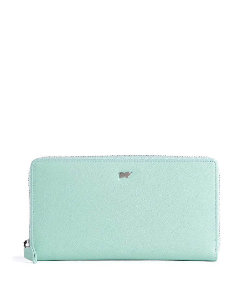 Braun Büffel Joy Wallet aquamarin