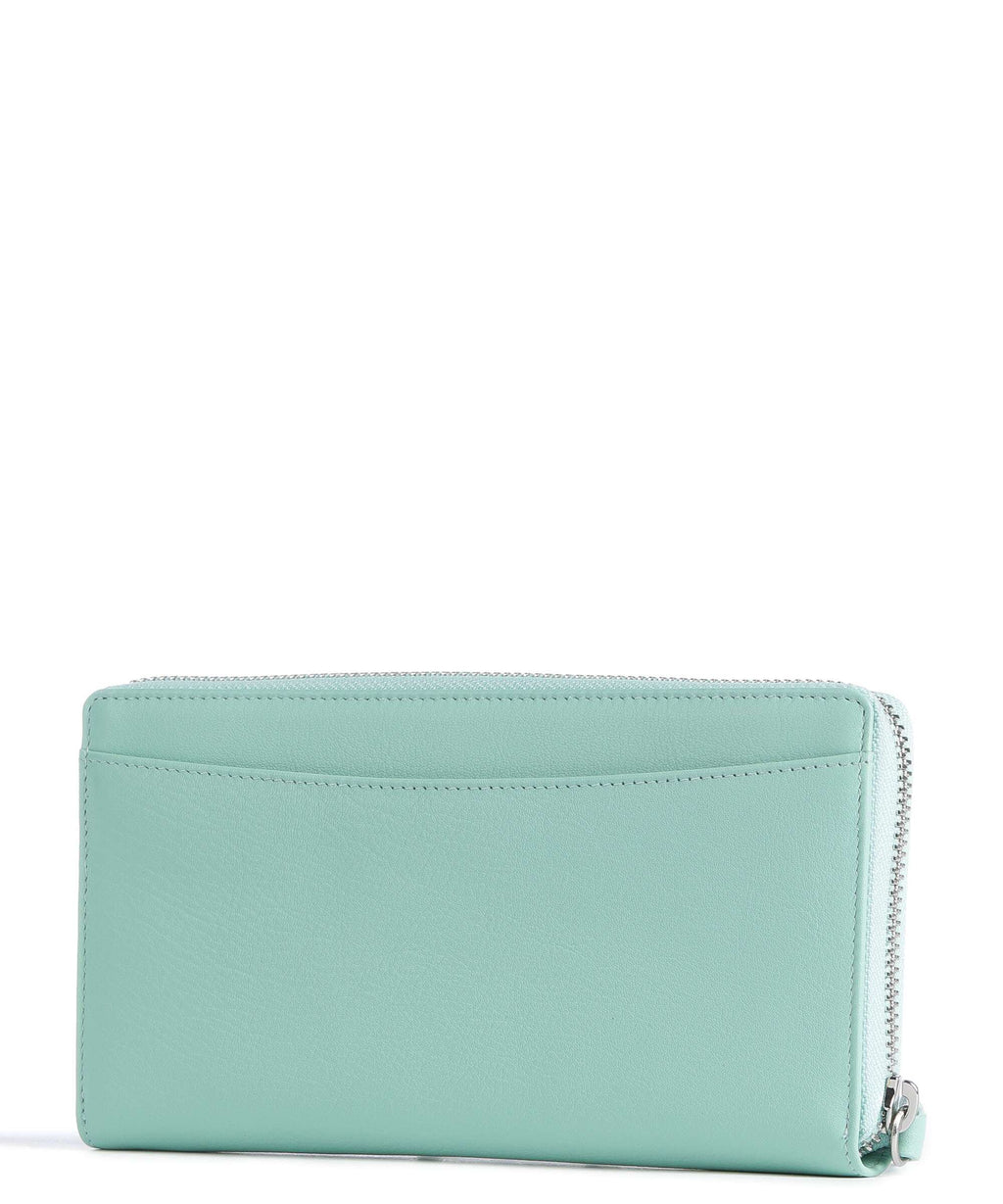 Braun Büffel Joy Wallet aquamarin