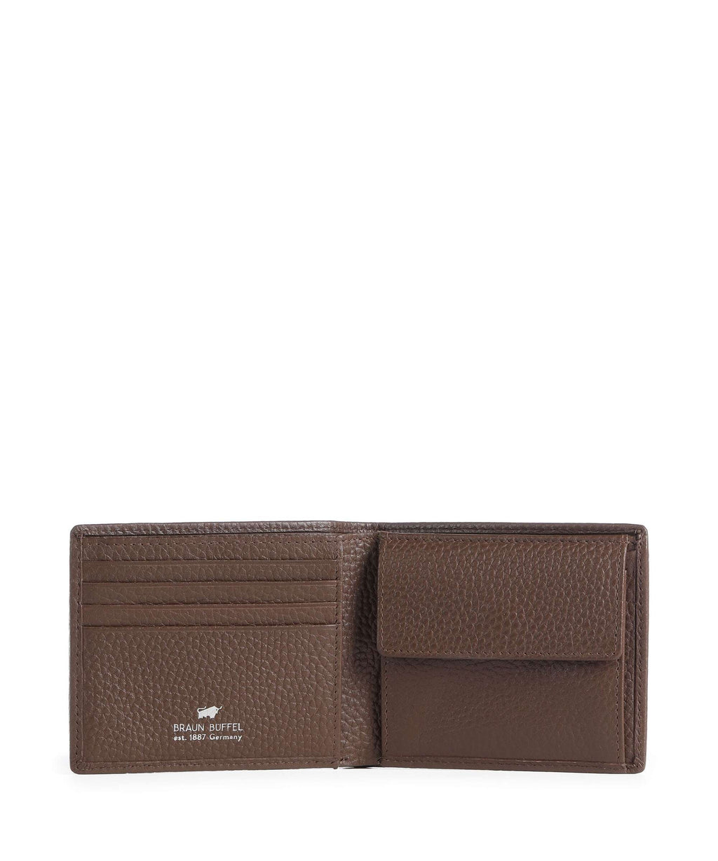 Braun Büffel Theo Wallet nut