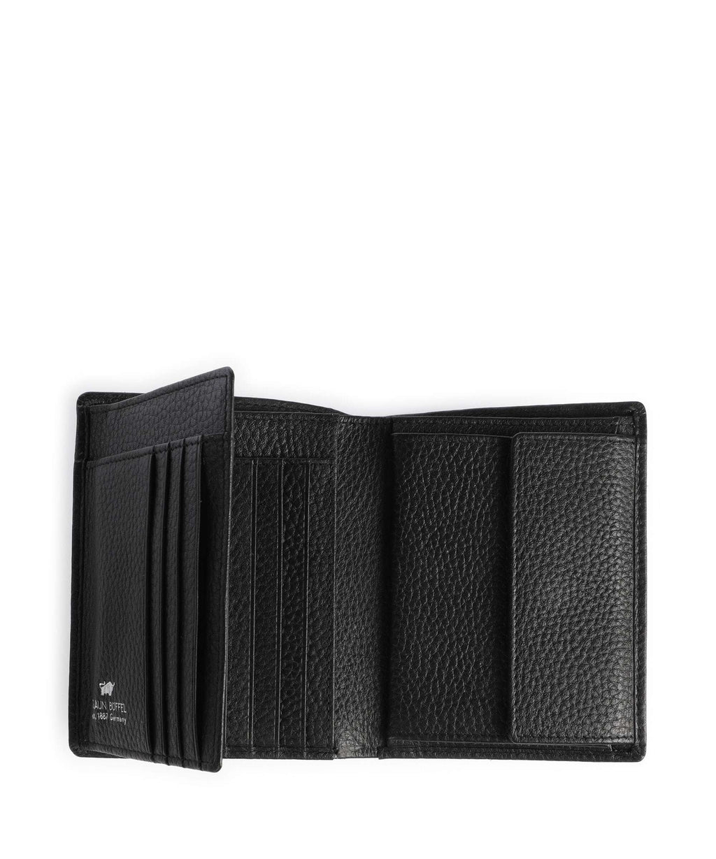 Braun Büffel Theo Wallet schwarz
