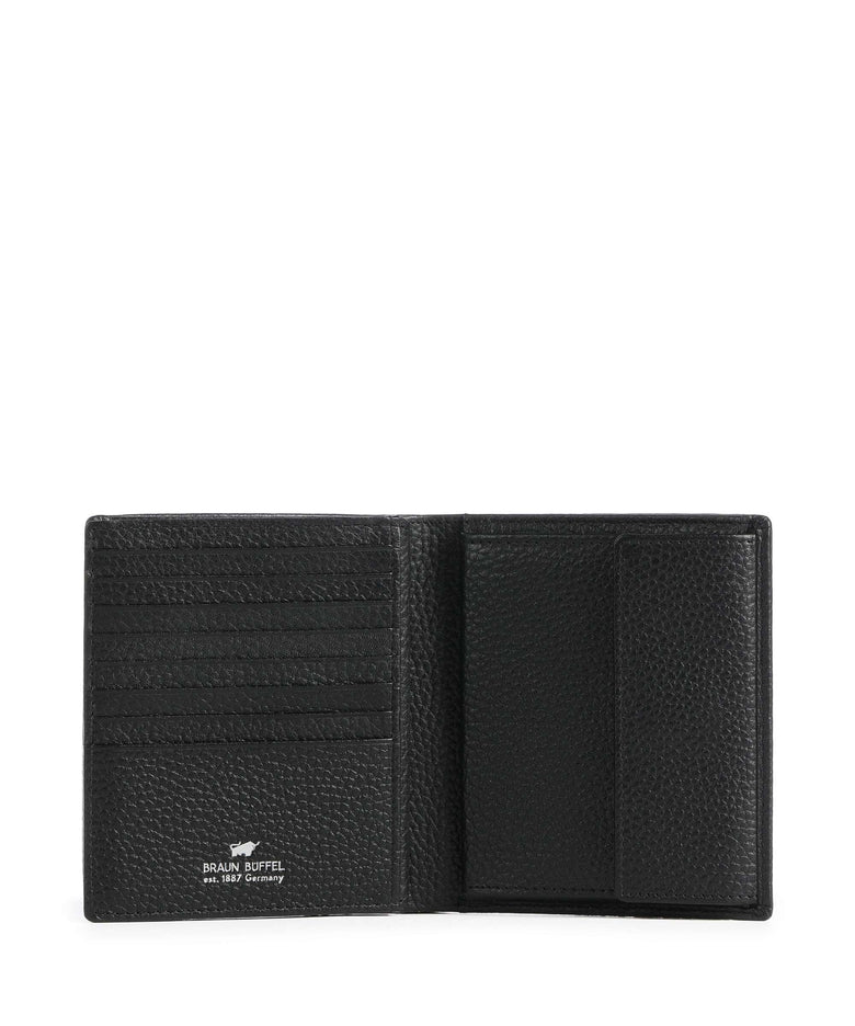 Braun Büffel Theo Wallet schwarz