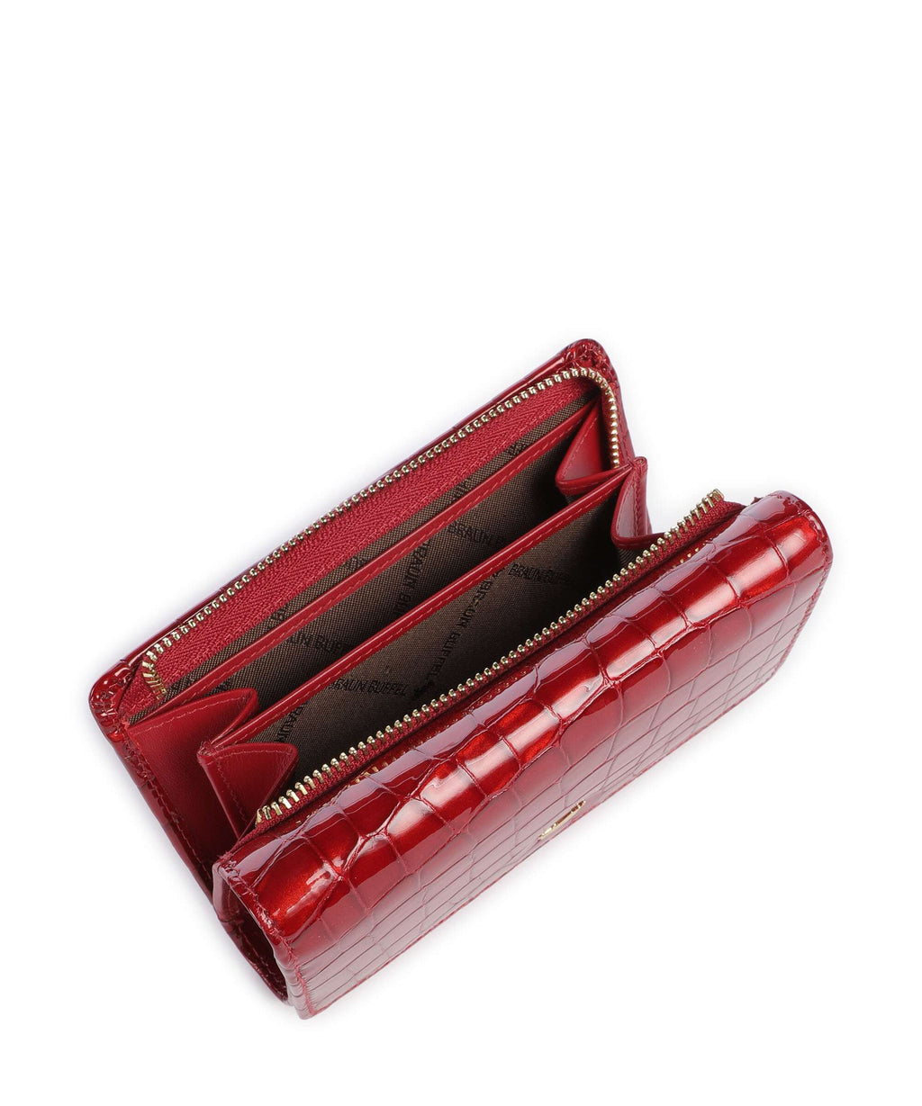 Braun Büffel Verona M Wallet rot