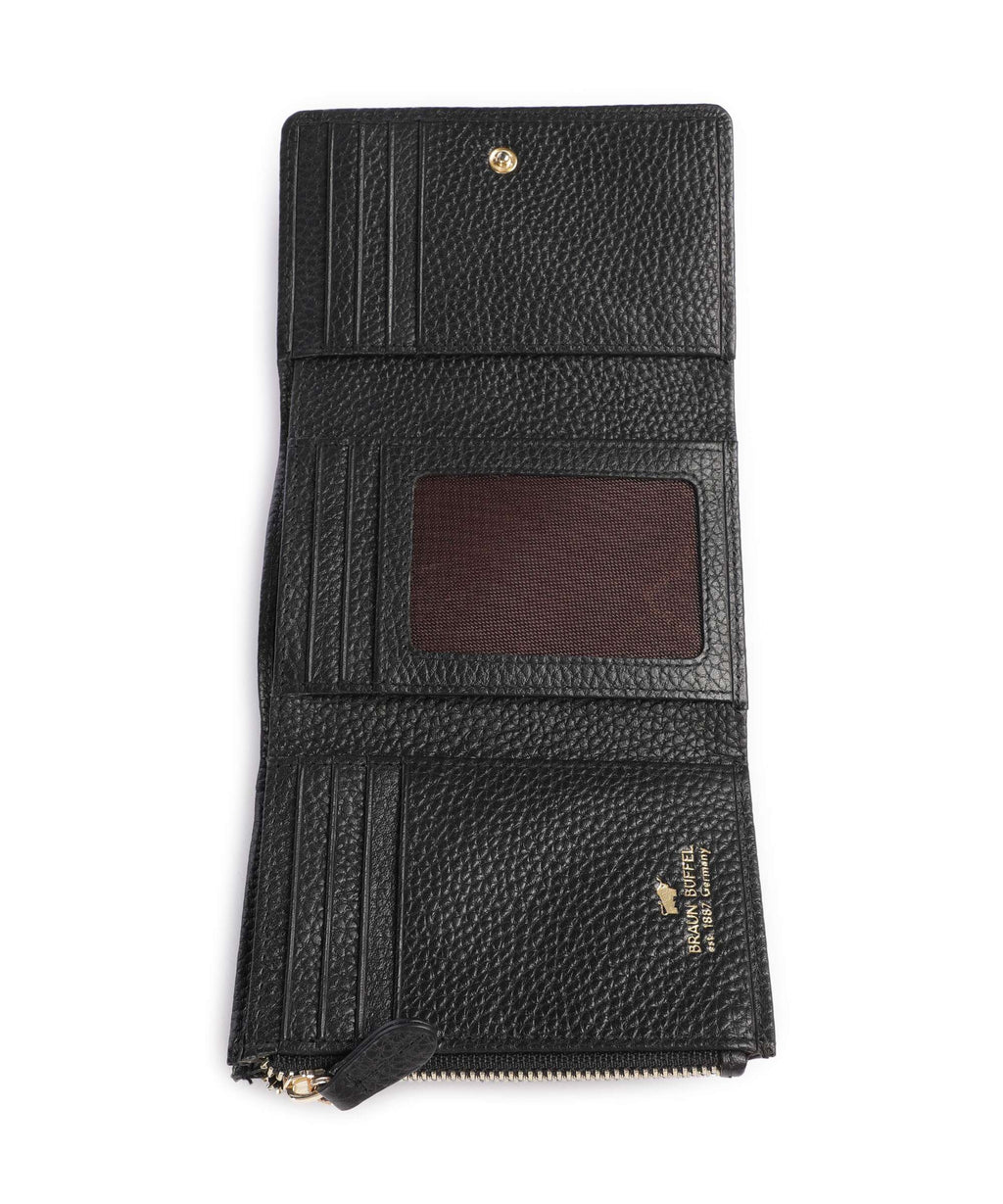 Braun Büffel Asti S Wallet schwarz